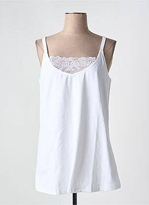 Top/Caraco alb ZHENZI femeie