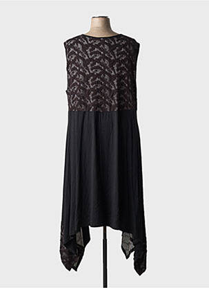 Rochie lungă fără mâneci fără mâneci negru EDMOND DE PARIS femeie