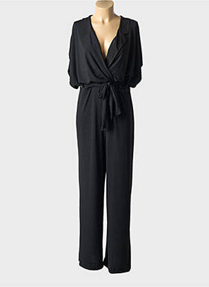 Salopetă-pantalon mâneci scurte mâneci scurte negru JORGIE PARIS femeie