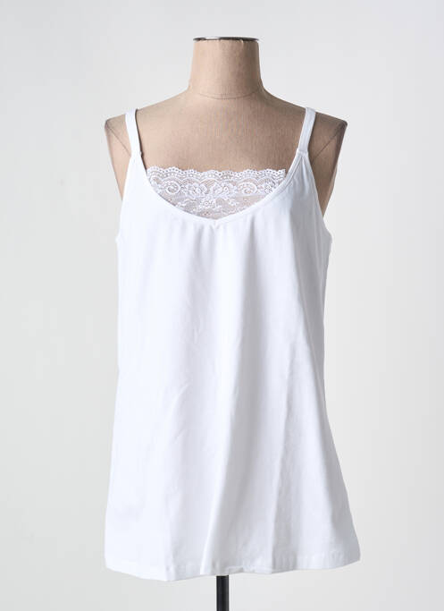 Top/Caraco alb ZHENZI femeie