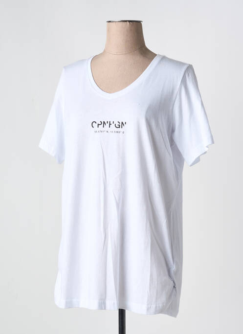 Tricou alb ZHENZI femeie