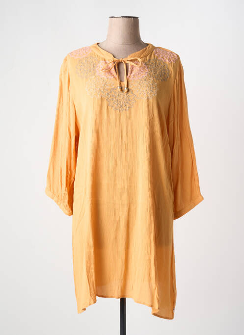 Tunică mâneci lungi portocaliu ZHENZI femeie