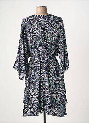 Rochie midi imprimeu fantezie mâneci lungi albastru MOLLY BRACKEN femeie