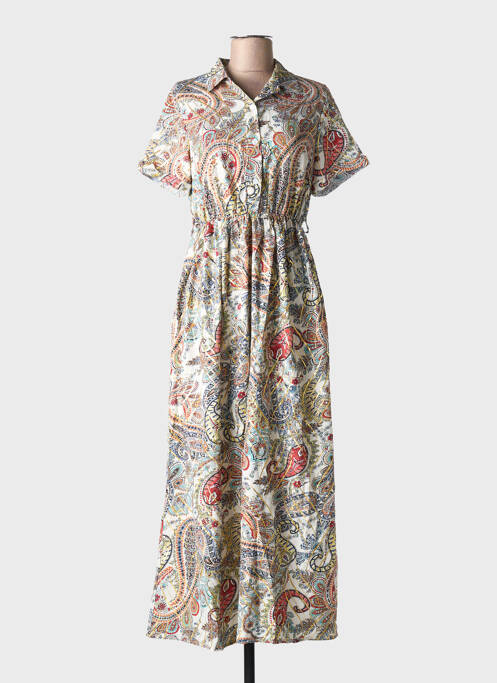 Rochie lungă alb ELENA Z femeie