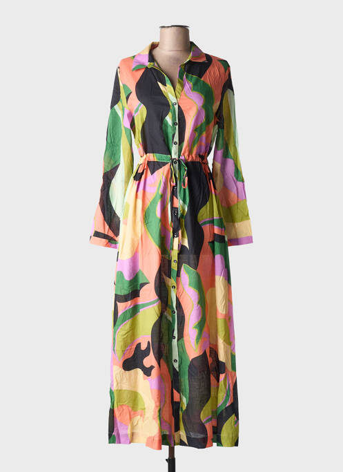 Rochie lungă verde GRACE & MILA femeie