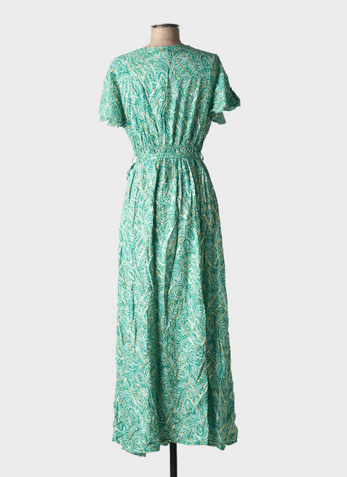 Rochie lungă verde ELENA Z femeie