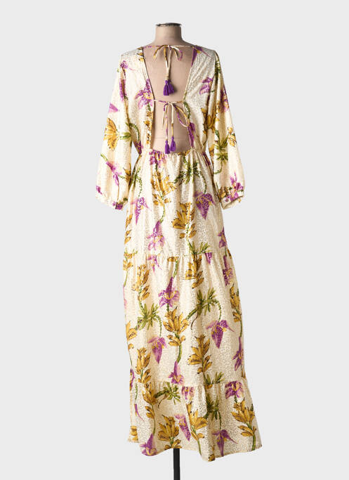 Rochie lungă bej PURPLE QUEEN femeie