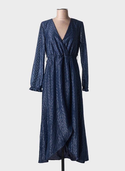 Rochie midi albastru LILIE ROSE femeie