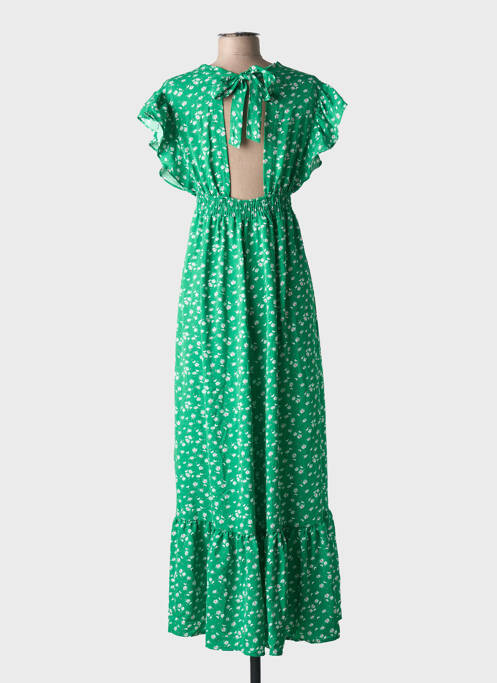 Rochie lungă verde ELENA Z femeie