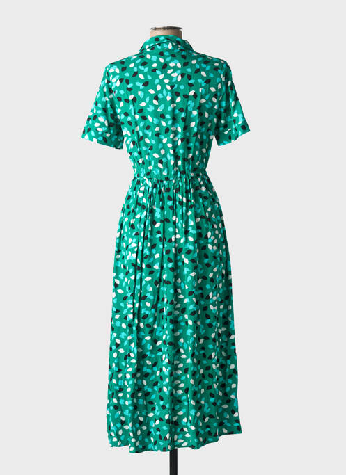 Rochie midi verde PIECES femeie