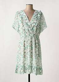 Rochie scurtă mâneci scurte mâneci scurte verde MOD.STYLE femme