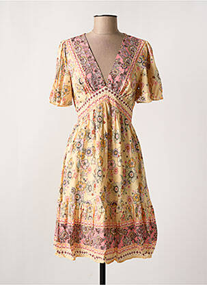 Rochie midi bej IN APRIL 1986 femeie