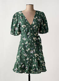 Rochie scurtă mâneci scurte mâneci scurte verde TIFFOSI femeie