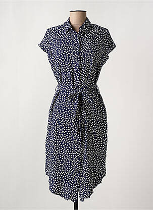 Rochie midi albastru PIECES femeie