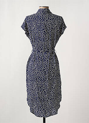 Rochie midi mâneci scurte mâneci scurte albastru PIECES femeie