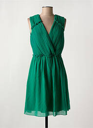 Rochie scurtă fără mâneci fără mâneci verde VILA femme