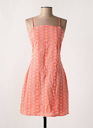 Rochie scurtă roz PIECES femeie