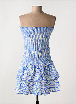 Rochie scurtă fără mâneci fără mâneci albastru FRIME femeie