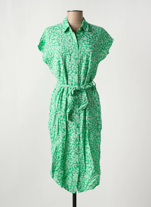 Rochie midi verde PIECES femeie