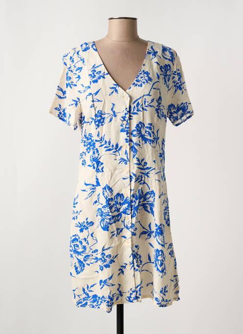 Rochie scurtă mâneci scurte mâneci scurte albastru JACQUELINE DE YONG femme