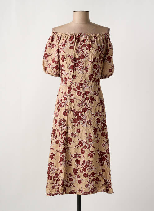 Rochie midi bej J.STARS femeie