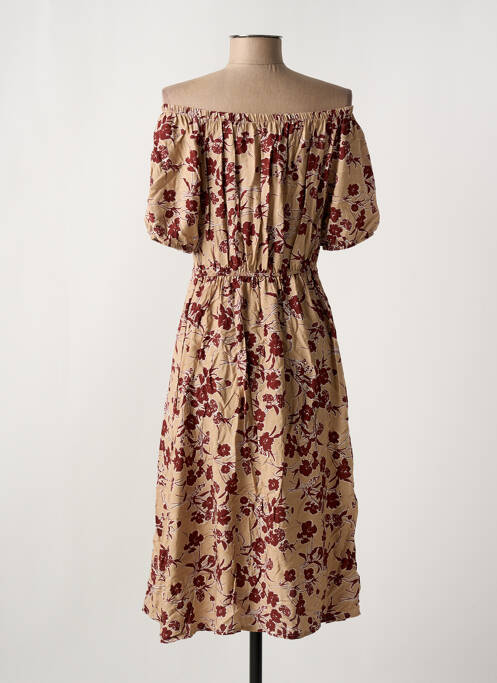 Rochie midi bej J.STARS femeie