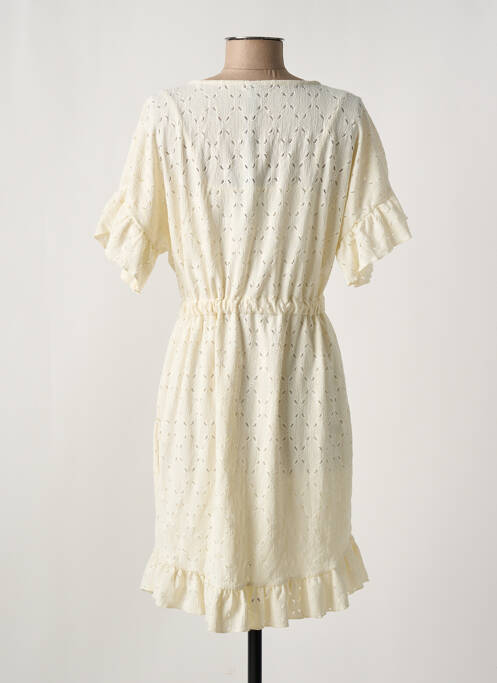 Rochie midi bej PIECES femeie