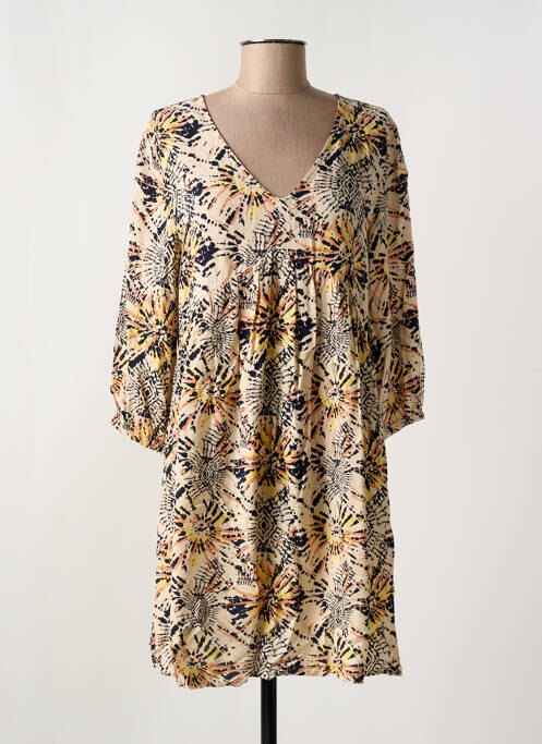 Rochie scurtă bej JACQUELINE DE YONG femeie