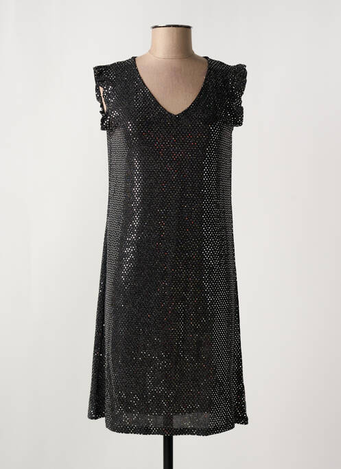 Rochie scurtă argintiu MOD. STYLE femeie