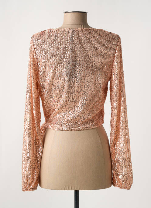 Cardigan petrecut roz PIECES femeie