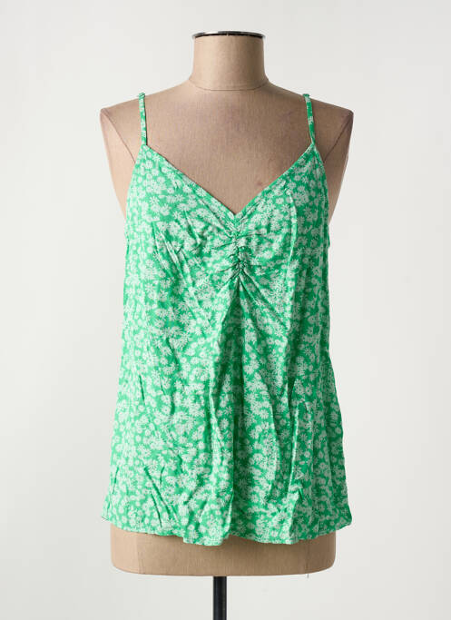 Top verde PIECES femeie