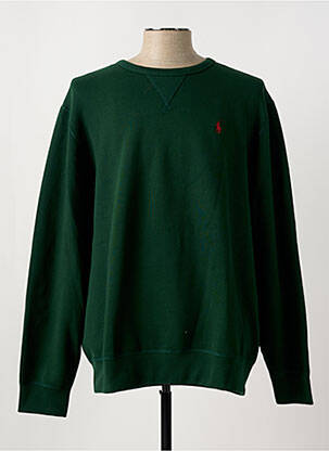 Hanorac elasticitate mâneci lungi verde RALPH LAUREN bărbat