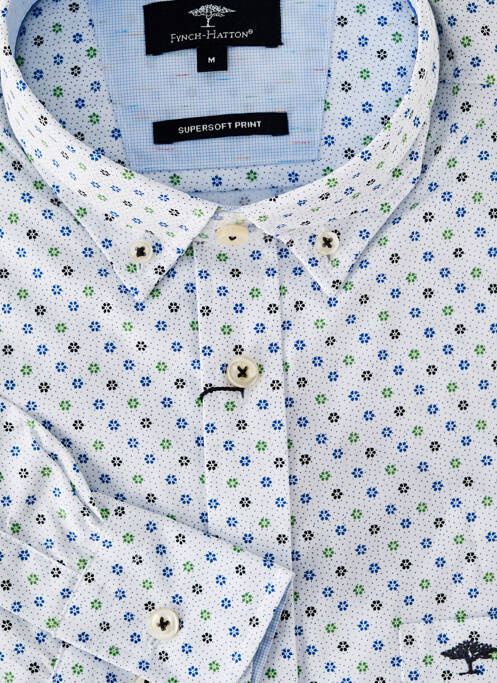 Cămașă cu mâneci lungi alb FYNCH-HATTON bărbat