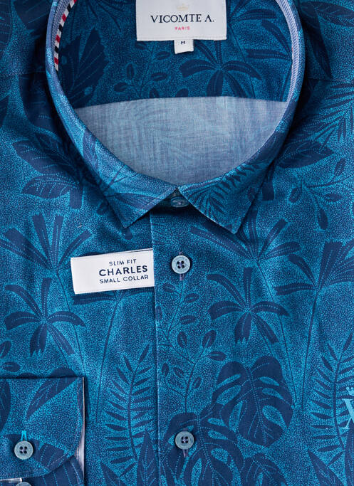 Cămașă cu mâneci lungi albastru VICOMTEA bărbat