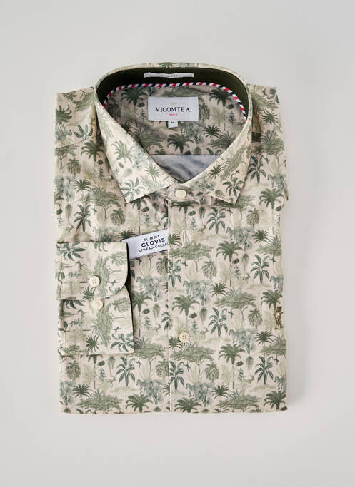 Cămașă cu mâneci lungi bej VICOMTEA bărbat