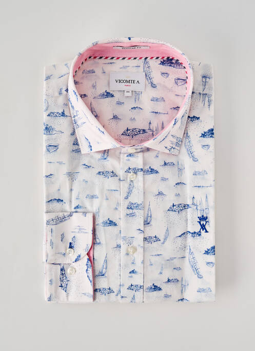 Cămașă cu mâneci lungi alb VICOMTEA bărbat