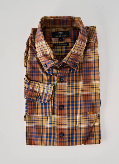 Cămașă cu mâneci lungi maro FYNCH-HATTON bărbat