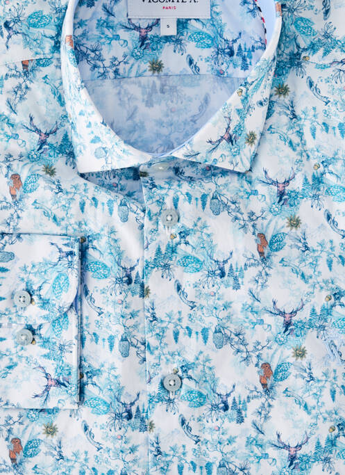 Cămașă cu mâneci lungi albastru VICOMTEA bărbat