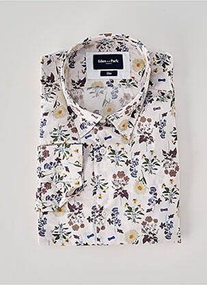 Cămașă cu mâneci lungi alb EDEN PARK bărbat