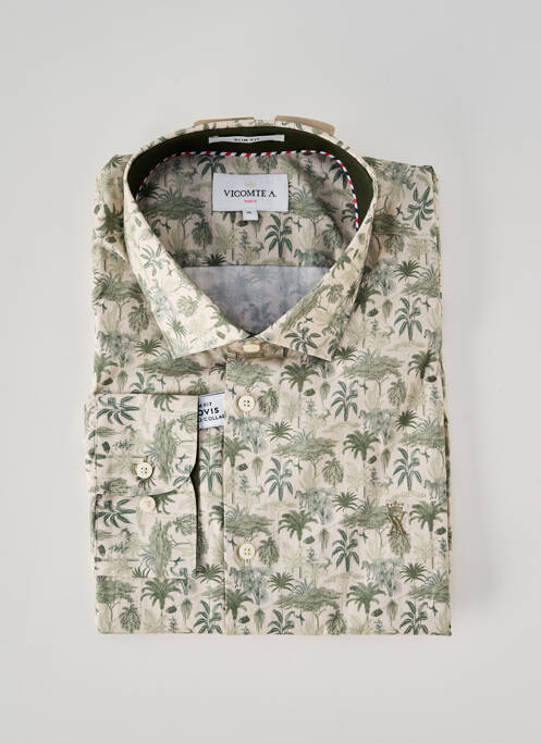 Cămașă cu mâneci lungi bej VICOMTEA bărbat