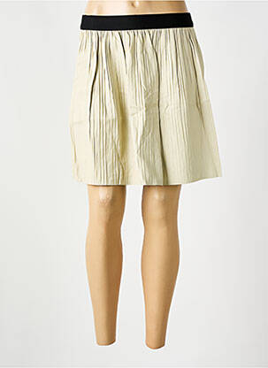 Fustă scurtă bej LUCY & CO femeie