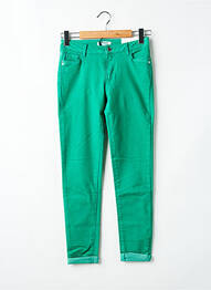 Pantalon slim elasticitate mărime normală verde MORGAN femme