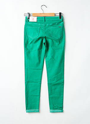 Pantalon slim elasticitate mărime normală verde MORGAN femeie