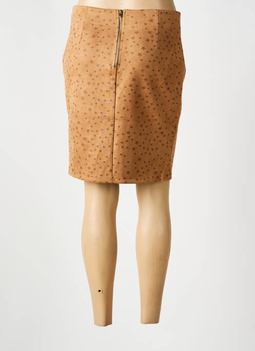 Fustă midi maro DROLE DE COPINE femeie