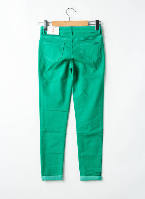 Pantalon slim verde MORGAN femeie