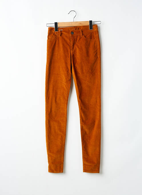 Pantalon slim maro VILA femeie