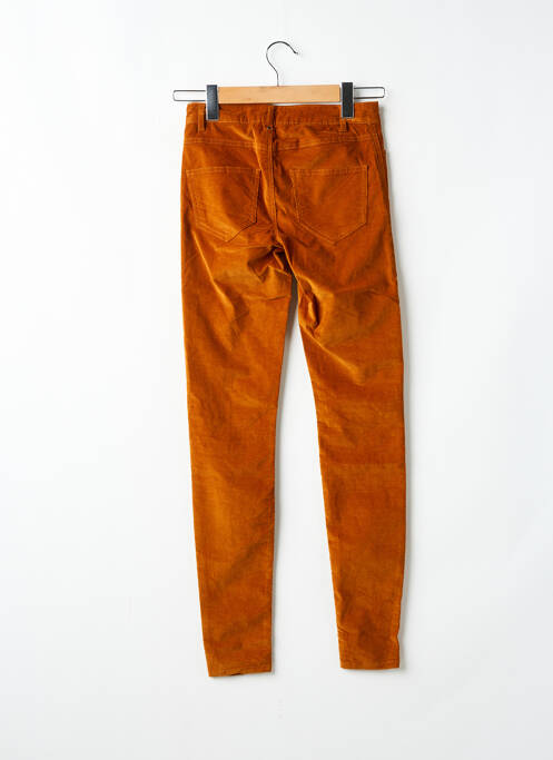 Pantalon slim maro VILA femeie