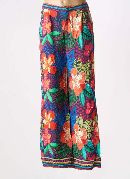 Pantalon larg albastru LA PETITE ETOILE femeie