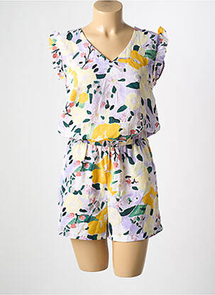 Salopetă scurtă galben CERISE BLUE femeie