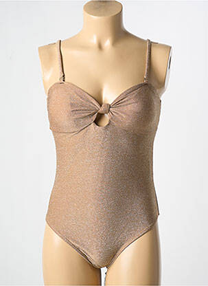 Costum de baie dintr-o singură piesă auriu MOLLY BRACKEN femeie